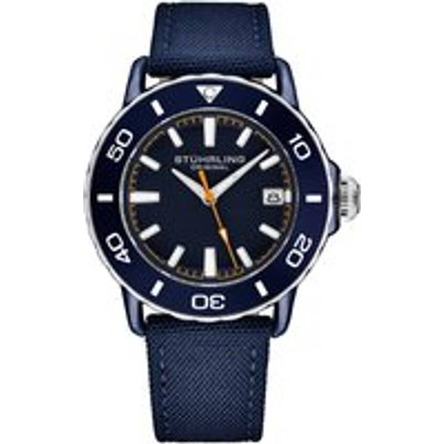 Explorer 4041 Dive Watch 40mm Quartz Satin Twill Nylon Strap - Blue - One Size