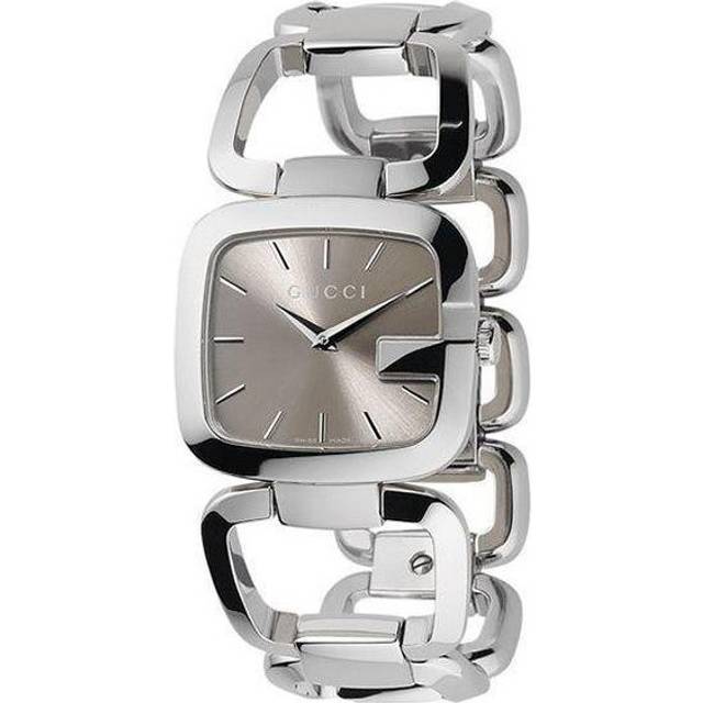 Gucci YA125402 G Brown Dial 30mm Ladies Watch