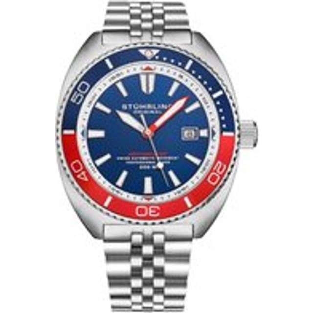 Swiss Automatic Depthmaster Diver Watch Stainless Steel Case With rotating Unidirectional Bezel and Stainless Steel 5 Link Jubilee Bracelet Water Resi - Red - One Size