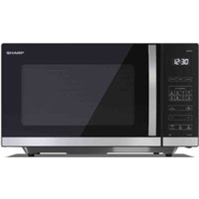 Sharp YC-QS302AU-B 30 Litre 900W Digital Flatbed Microwave Oven - Black