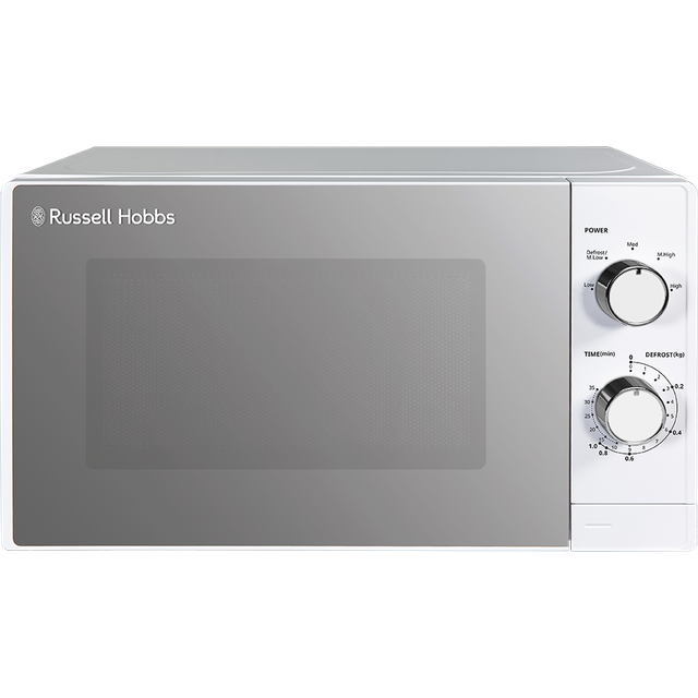 Russell Hobbs Rhm2027 Compact Solo Manual Microwave 20L White