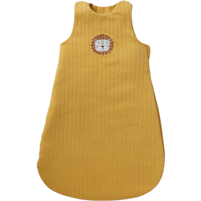 Summer Special Sleeveless Baby Sleeping Bag, Animals ochre