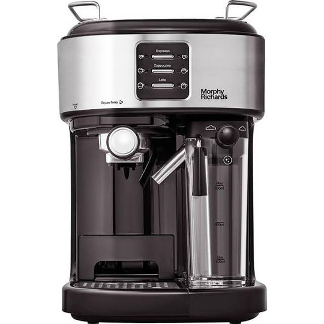 Morphy Richards Espresso Coffee Machine - Black / Stainless Steel - 172023