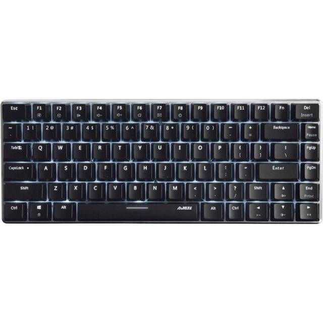 Ajazz AK33 Mechanical Green Axis Mechanical Keyboard w/ Full Backlight for Windows 7/8/Vista/XP/98SE/ME - Black