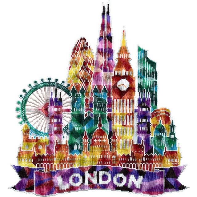 MINC66002 - Miniart Crafts -  London Skyline Bead Embroidery Kit