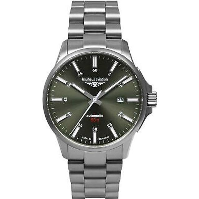 Bauhaus 2864M-4 Herrenuhr Aviation Automatik Titanium 42mm 10ATM