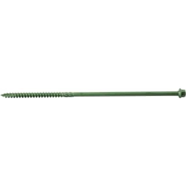 Wickes Timber Drive Hex Head Screws - 7 x 200mm - Pack of 25 - Green