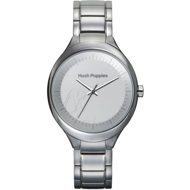 Hush Puppies : Signature WoMens White Watch - Silver Stainless Steel - One Size