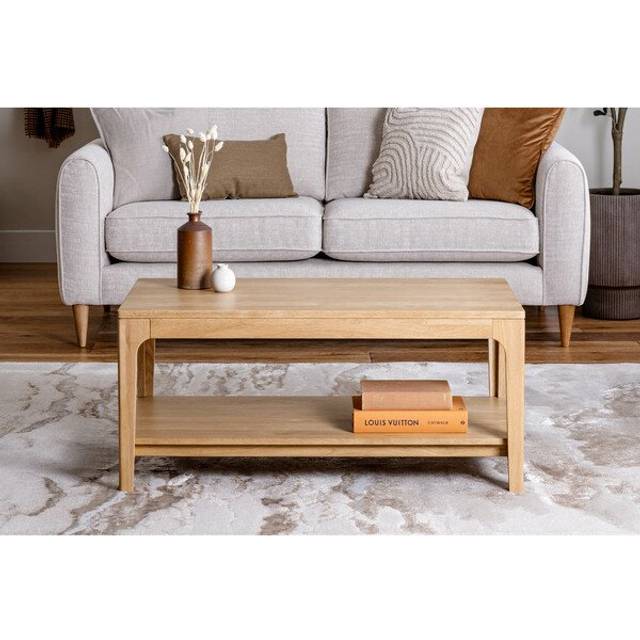 Natural Oak Coffee Tables - Coffee Table - Durham Range - Oak Furnitureland