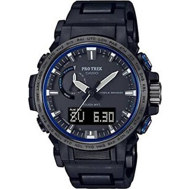[Casio] Protrek Watch Climber Line Radio Solar Biomass Plastic PRW-61FC-1JF Men's Black