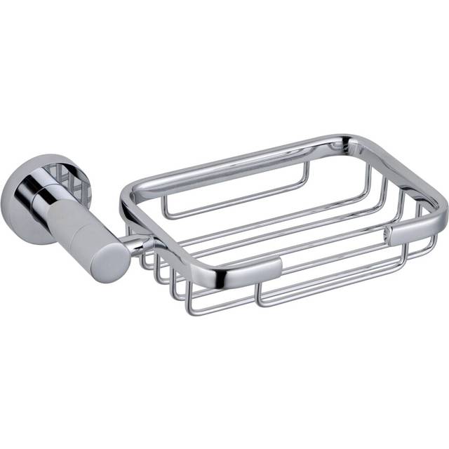 Square Soap Dish & Holder Chrome