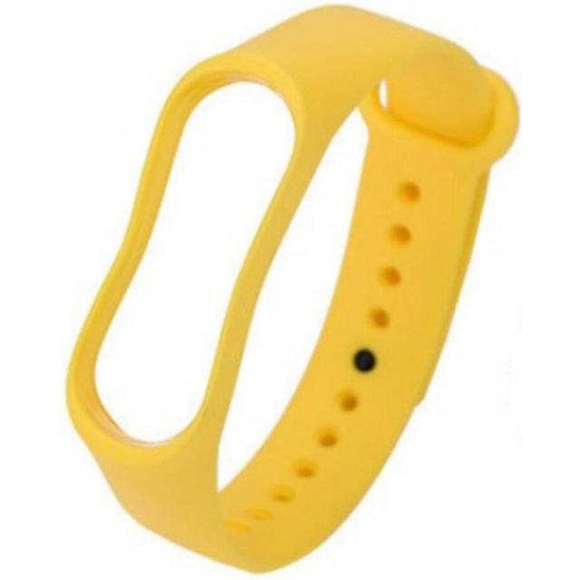 5PC Smart Watch Wristband for Xiaomi 3 Bracelet Intellegent Sports Bracelet TPU Waterproof Wristband Yellow