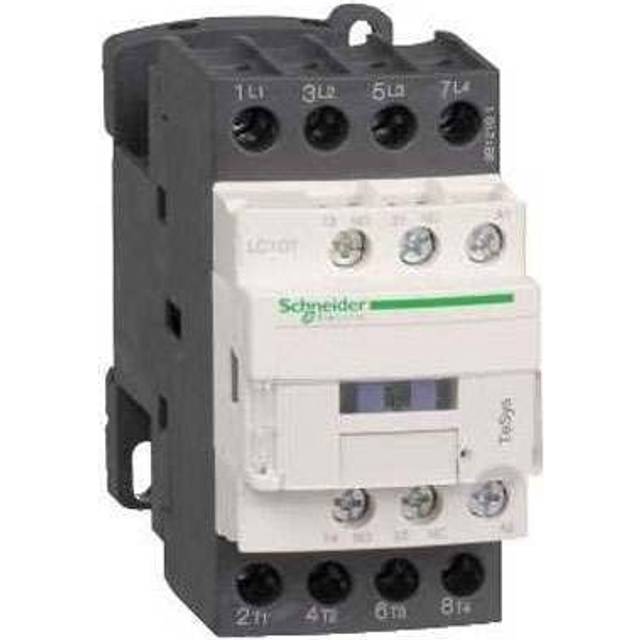 Schneider LC1DT25N7 Contactor 25A Amp 415V AC Volt 4 N/O Main Poles With 1 N/O & 1 N/C Aux Contact Configuration