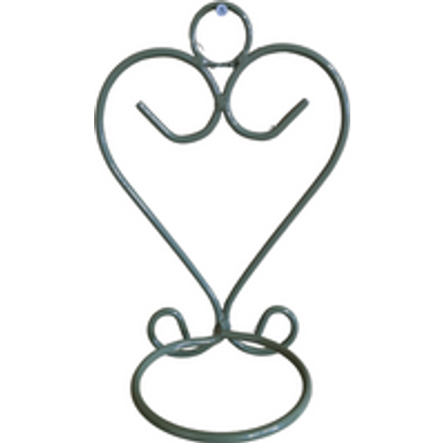 Tom Chambers Handcrafted Amalfi Sage Green Metal Steel Garden Patio Herb Plant Flower Pot Wall Mount Holder