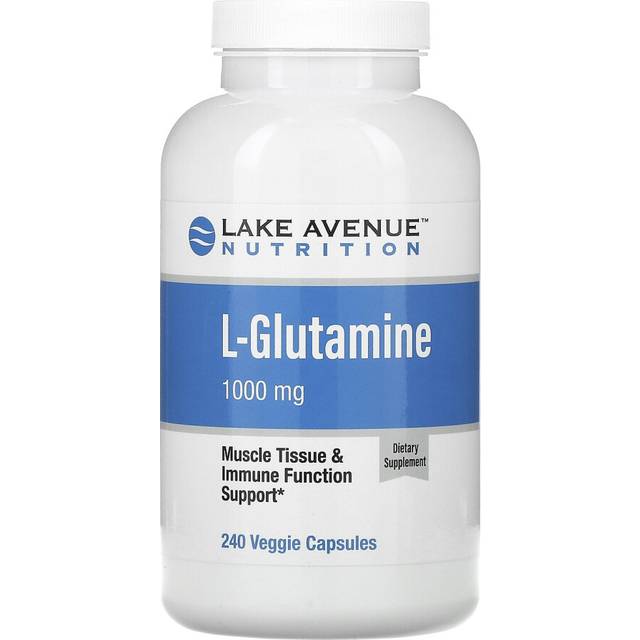 Lake Avenue Nutrition  L-Glutamine  1 000 mg  240 Veggie Capsules