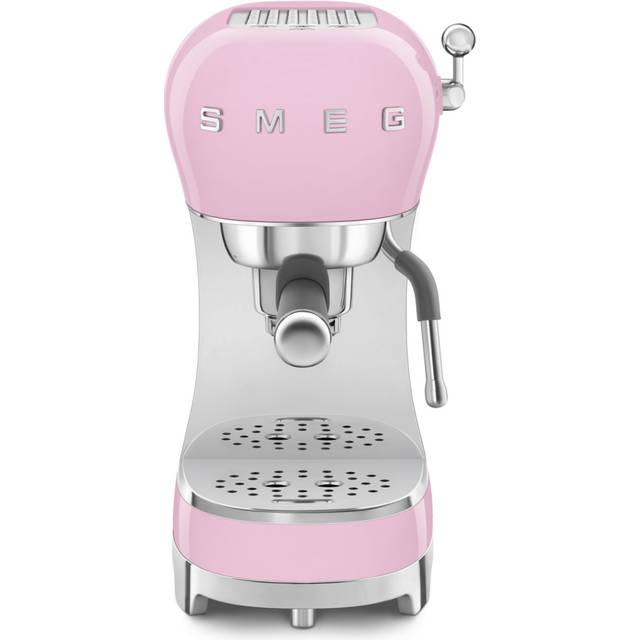 Smeg 50's Retro Espresso Coffee Machine - Pink - ECF02PKUK