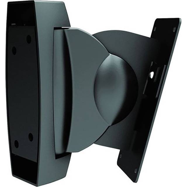 Monoprice Adjustable 22 lb. Capacity Speaker Wall Mount Brackets (Pair) Black