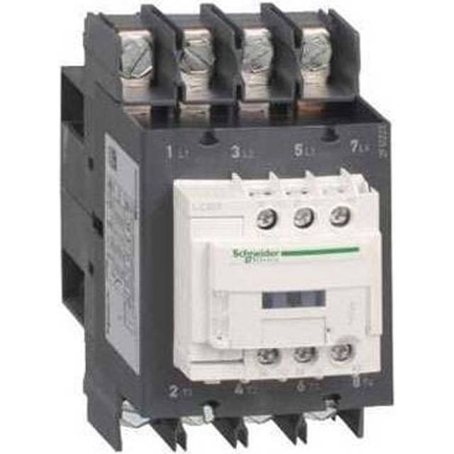 Schneider LC1DT60AN7 Contactor 60A Amp 415V AC Volt 4 Main Poles 2 N/O & 2 N/C With 1 N/O & 1 N/C Aux Contact Configuration