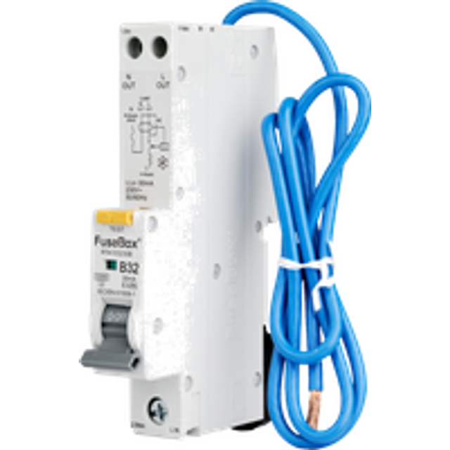 FuseBox TPN 32A B Curve Type A RCBO, 30MA - RTA103230B
