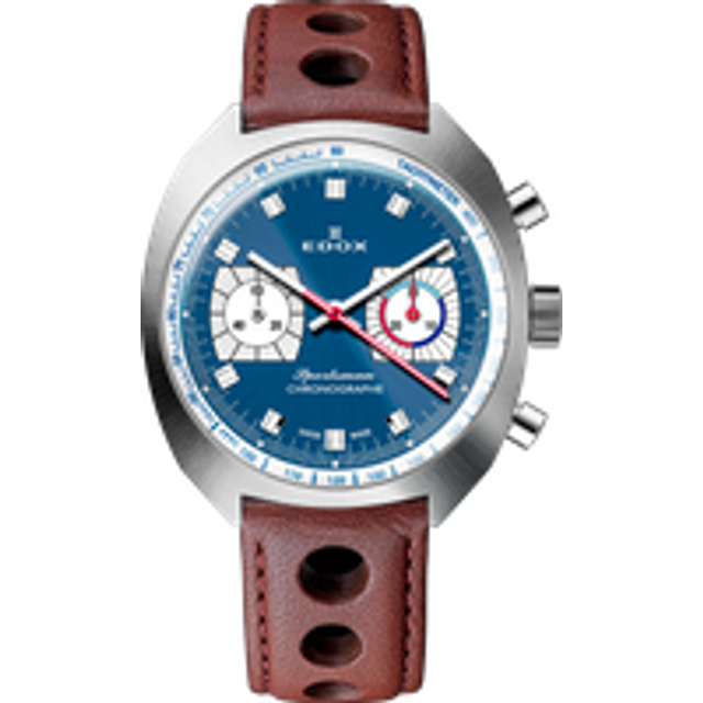 Edox Sportsman Chronographe Automatic Blue Limited Edition Watch