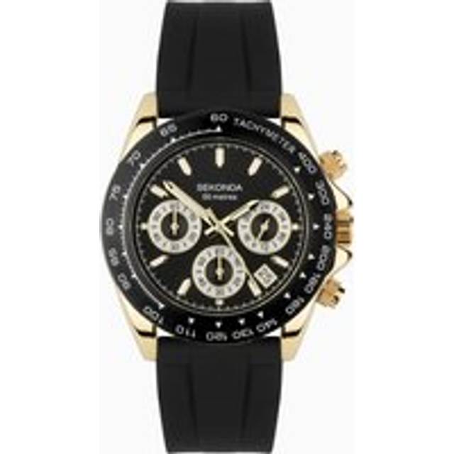 Sekonda Circuit Chronograph Gold & Black Watch 30202