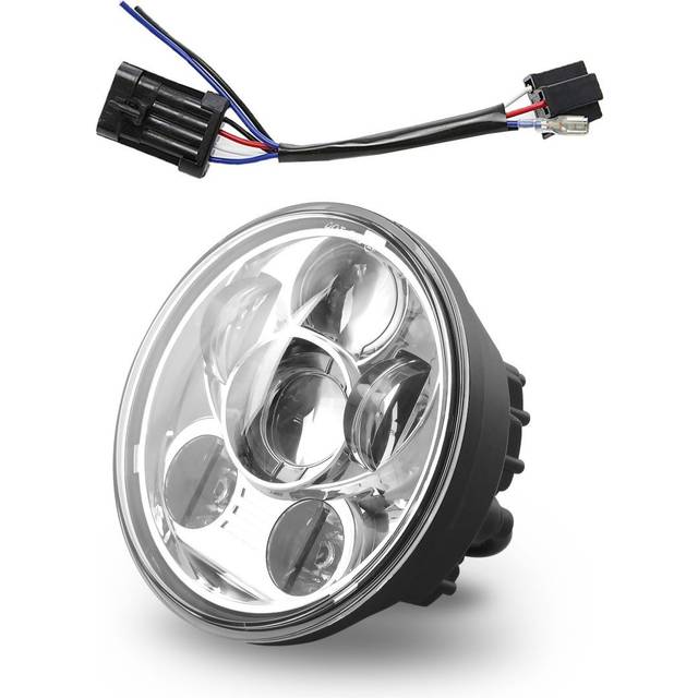 Hauptscheinwerfer LED 5,75 Zoll mit Adapter passend für Harley Davidson CVO Street Glide 14-24 Craftride chrom