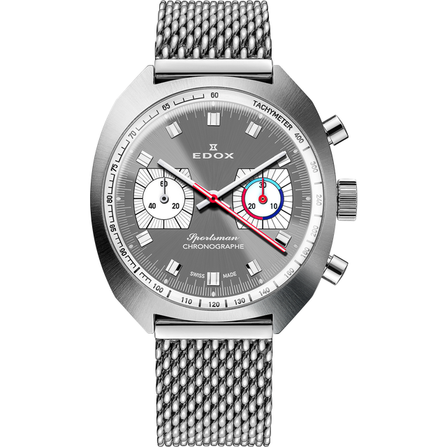 Edox Sportsman Chronographe Automatic Grey Limited Edition Watch