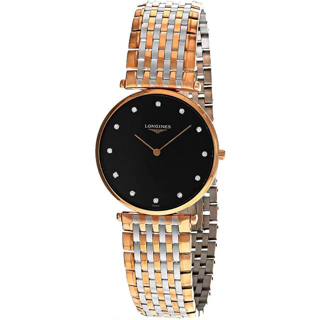 LONGINES La Grande Classique 36MM Quartz SS Black Dial Women's Watch L4.755.1.57.7 / L47551577 - 36 mm
