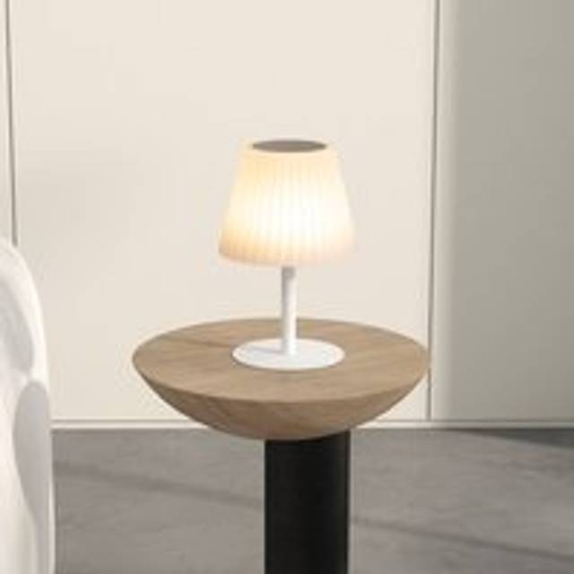 Outsunny Solar-Powered Outdoor Luminary: Cordless LED Table Lamp with USB, Dimmable & Auto On/Off, Ebony Black Aosom UK