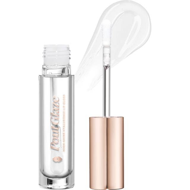 Pout Glaze High-Shine Hyaluronic Lip Gloss (Crystal)