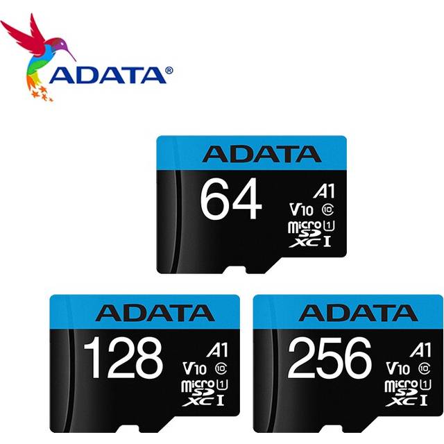 100% original adata minneskort h&#xF6;ghastighet 32gb klass 10 a1 micro sd kort 64gb 128gb 256gb u1 uhs-i v10 tf microsd