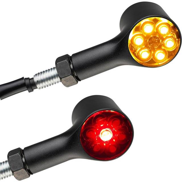 3 in 1 LED Blinker mit Brems- und Rücklicht ECE passend für Honda Shadow VT 750 C / 600 C Lumitecs BP1