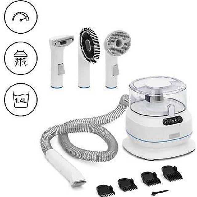 Wiesenfield Hundtrimmer med dammsugare - Sladdlös rakapparat - 5 tillbehör - 350 W WIE-PV-01