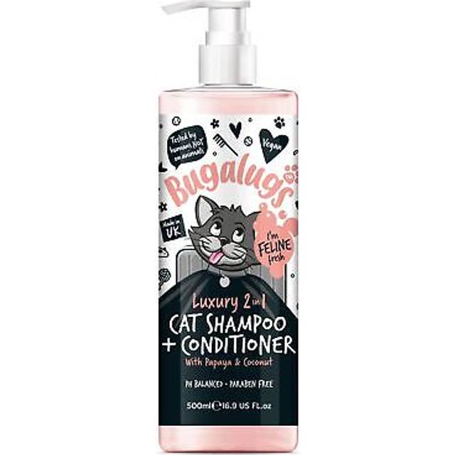 Bugalugs 2 in 1 Cat Shampoo & Conditioner. Cleansing, nourishing and conditioning for all cat hair.