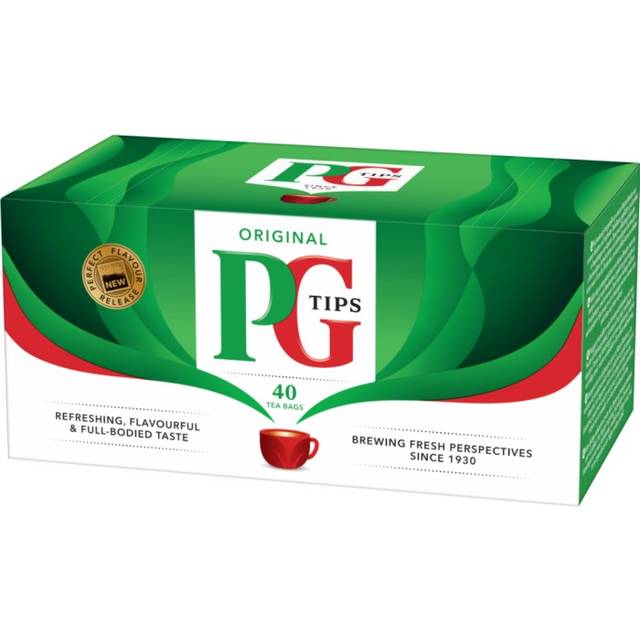 PG Tips Svart te 40 tepåsar