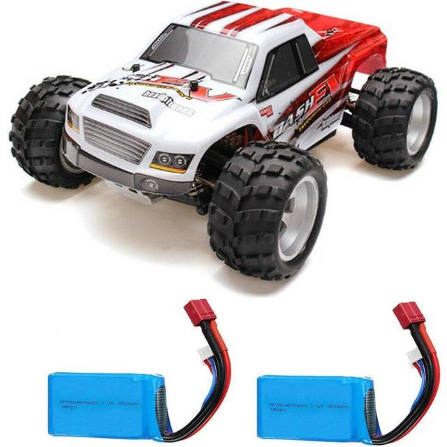 With Two Batteries 1/18 2.4G 4WD Monster Truck RC Car 70km/h RTR Model