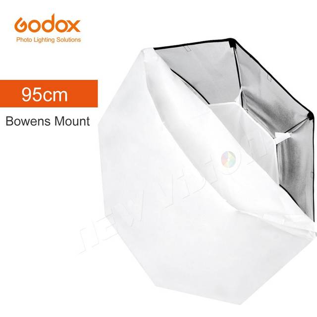 Godox oktagon softbox 95cm 37 "med bowensfäste för studioblixtljus de300 de400 sk300 sk400 dp600 qt600