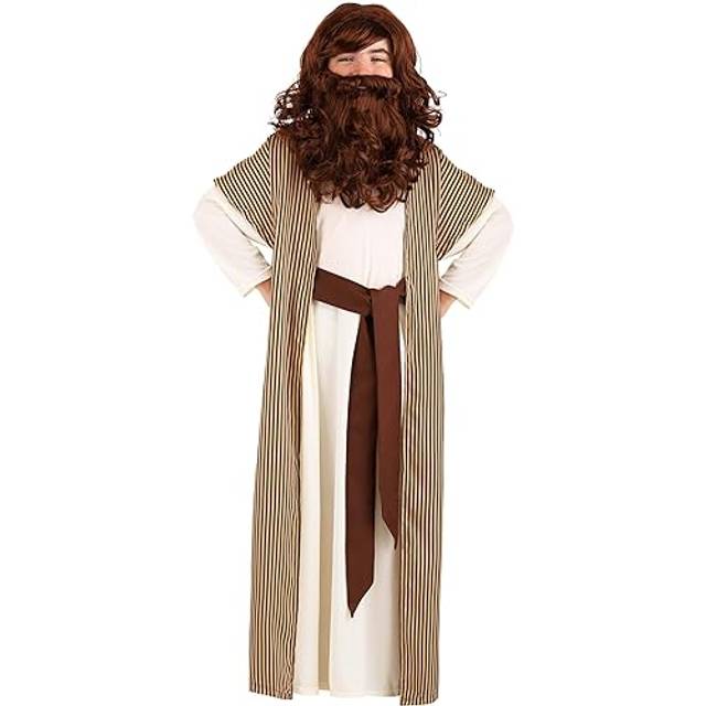 Nativity Joseph Kid's Costume - Brown&#47;Beige (XL)