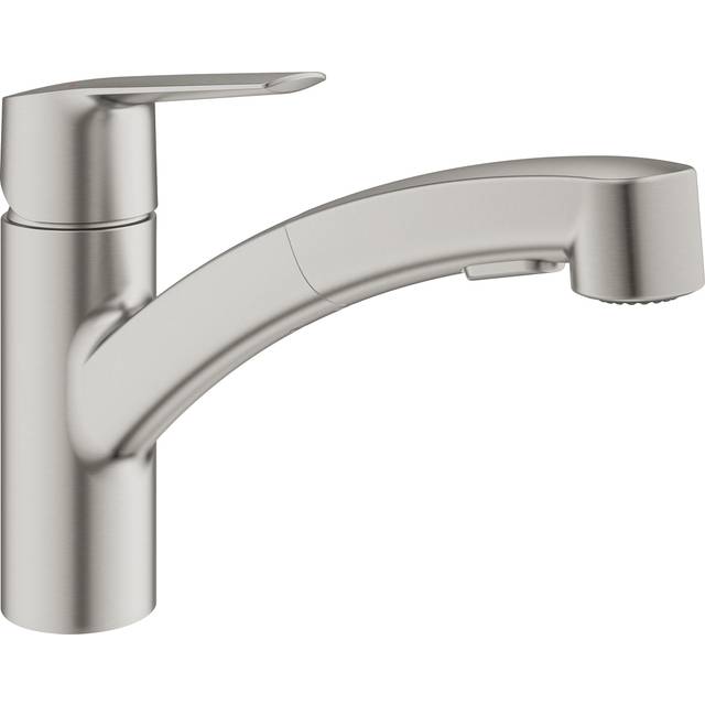 Grohe Start Kitchen Mixer Tap Pull Out Dual Spray Single Lever SuperSteel