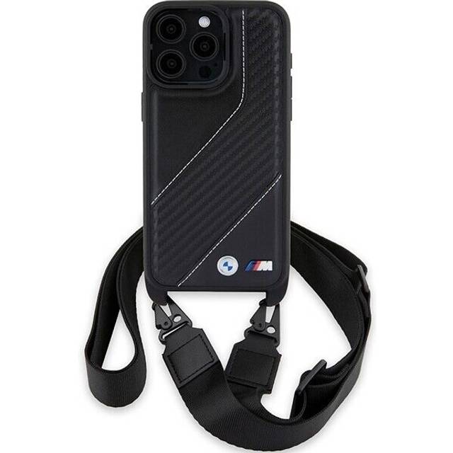 BMW iPhone 15 Pro Max Halsbandsskal M Edition Carbon Stripe