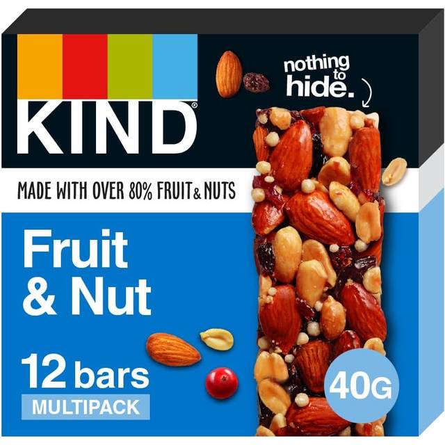 Bars, Gluten Free Snack Bars, Fruit & Nut, 12 Bars