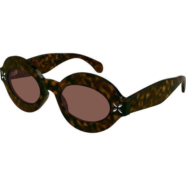Azzedine Alaia AA0059S 003 Women's Sunglasses Tortoiseshell Size 49 (49)