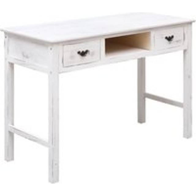 Console Table Antique White 110x45x76 cm Wood - One Size