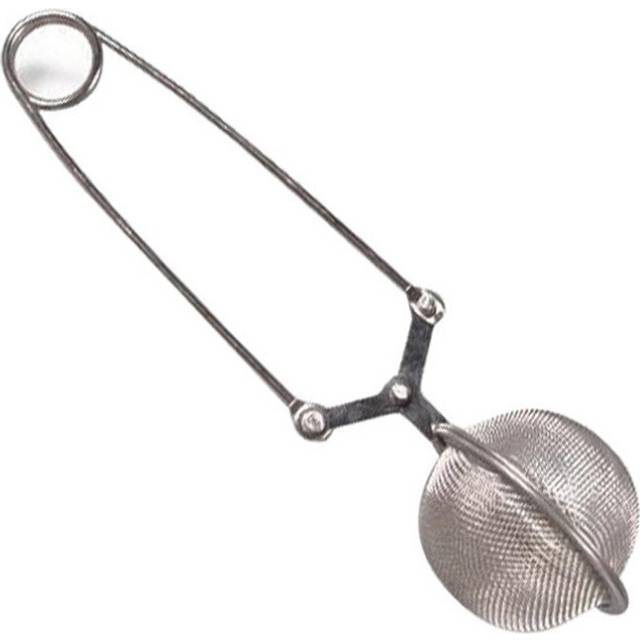 Spring Spoon Tea Mesh Ball Infuser Filter Teaspoon Squeeze Creative Strainer Metal Stainless Steel Handle Spoon