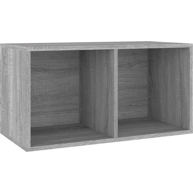 vidaXL Vinylhylla grå sonoma 71x34x36 cm konstruerat trä
