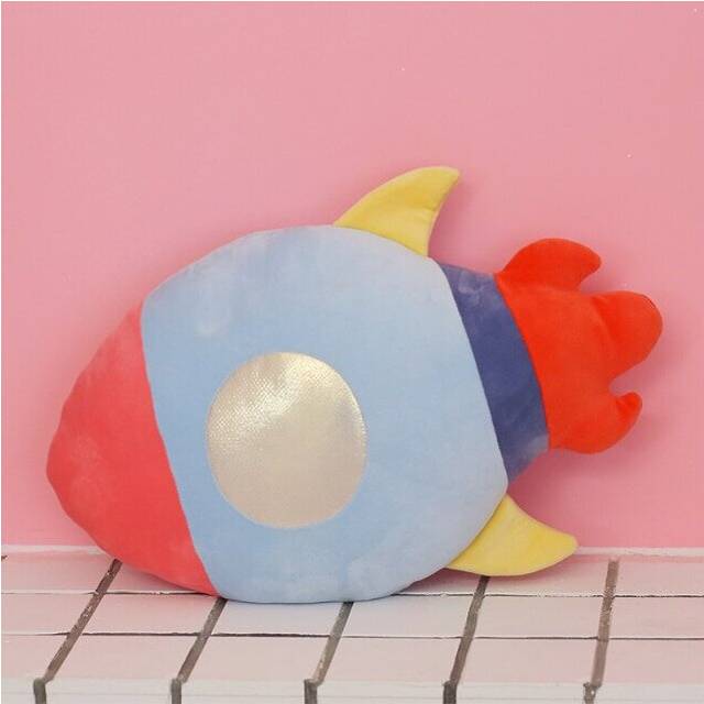 cute science fiction planet pillow stuffed fluffy spaceship rocket astronaut toy kids toysÃ¯Â¼50*30cmÃ¯Â¼