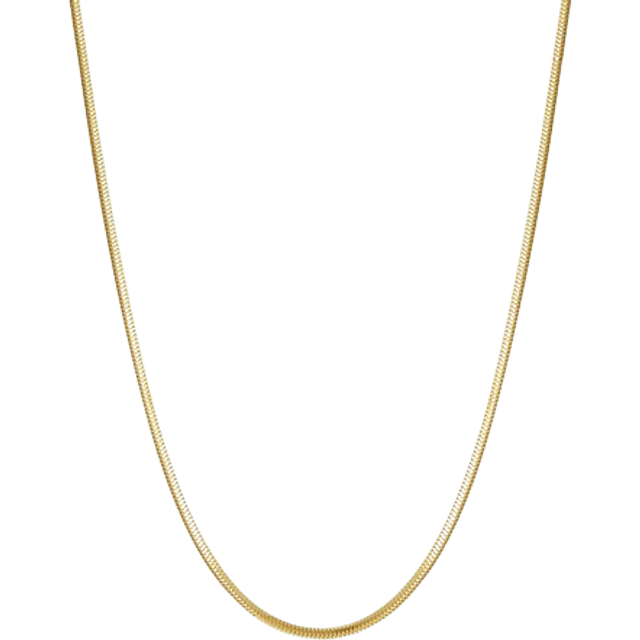 Gold Snake Chain Necklace N038-01G