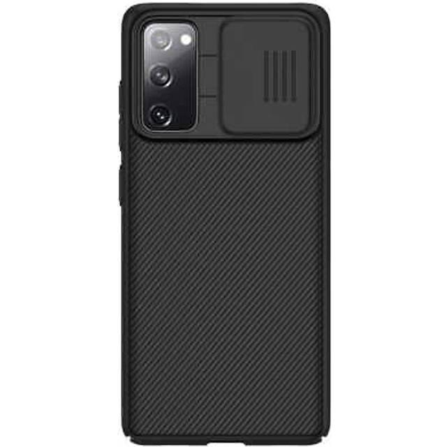 Nillkin för Samsung Galaxy S21 Ultra Note 20 S20+ Plus S20 S21 FE 2020 2021 iPhone 14 13 12 11 7 8 Mini Pro Max 5G Kameraskyddsfodral Skjutskydd Samsung S20 FE 2020 svart