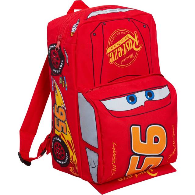 (One Size) Disney Cars Boys 3D Backpack Kids Lightning McQueen School Lunch Bag Rucksack