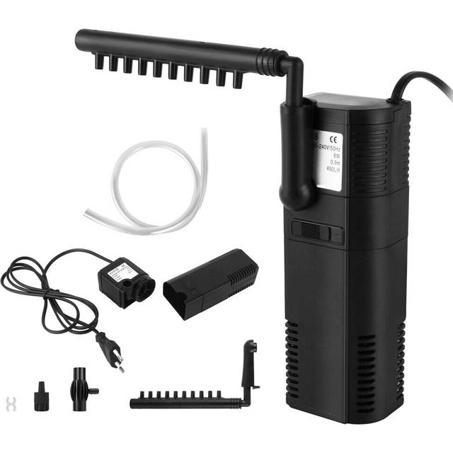 Forever Speed Akvariumspump filterpump akvarium innerfilter akvariepump 300 l/h 2 watt